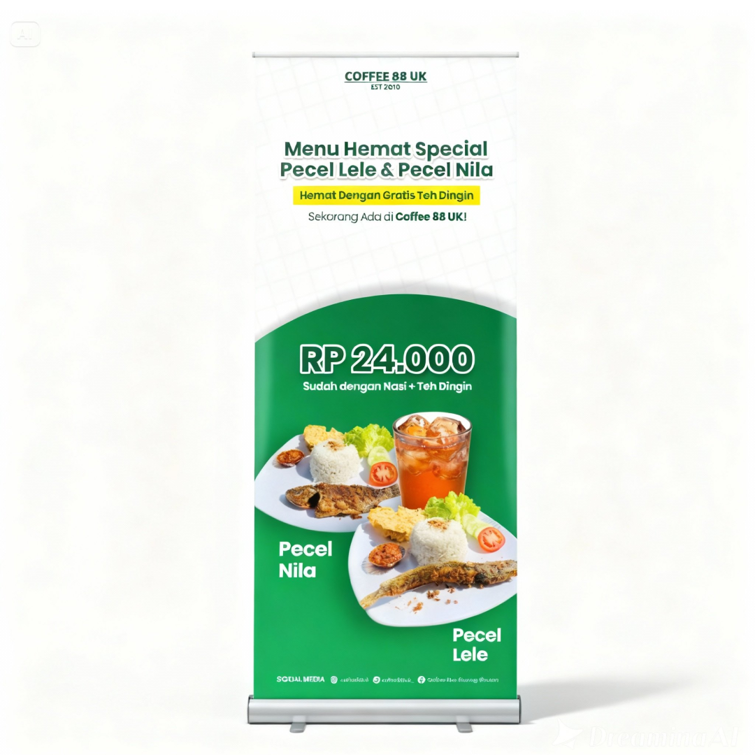 Banner New Menu Coffee 88 UK